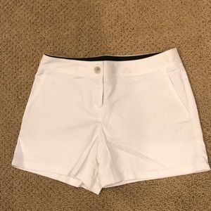 White dress shorts